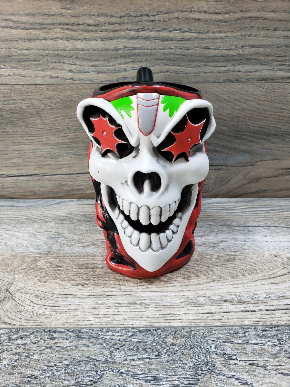 Monster Jam Grave Digger Racing Mug Plastic Black Red 2012